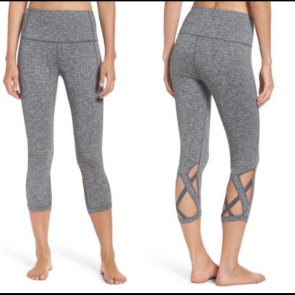 Zella High Waist Camilla Crop Leggings - Picture 2 of 8